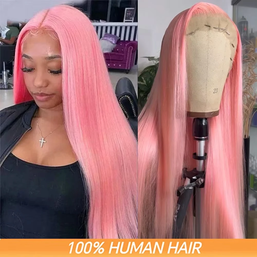 200 Density Pink Straight Hair Wig 13x6 High-definition Lace Front Wig 100% Human Hair Wig Glueless Wigs Brazilian Virgin Hair
200 Density Pink Straight Hair Wig 13x6 High-definition Lace Front Wig 100% Human Hair Wig Glueless Wigs Brazilian Virgin Hair