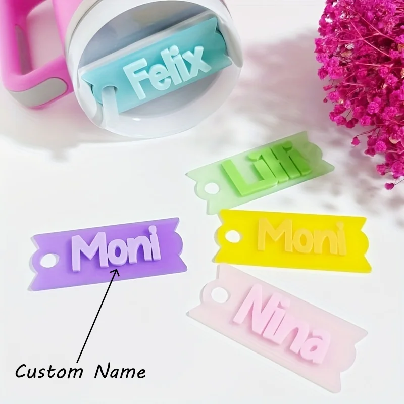 Personalized Customized Name Plates Custom Tumbler Cup Charms and Tags for Cup Stable Name Plates for Lid Ideal Cup ID Accessory
Personalized Customized Name Plates Custom Tumbler Cup Charms and Tags for Cup Stable Name Plates for Lid Ideal Cup ID Accessory