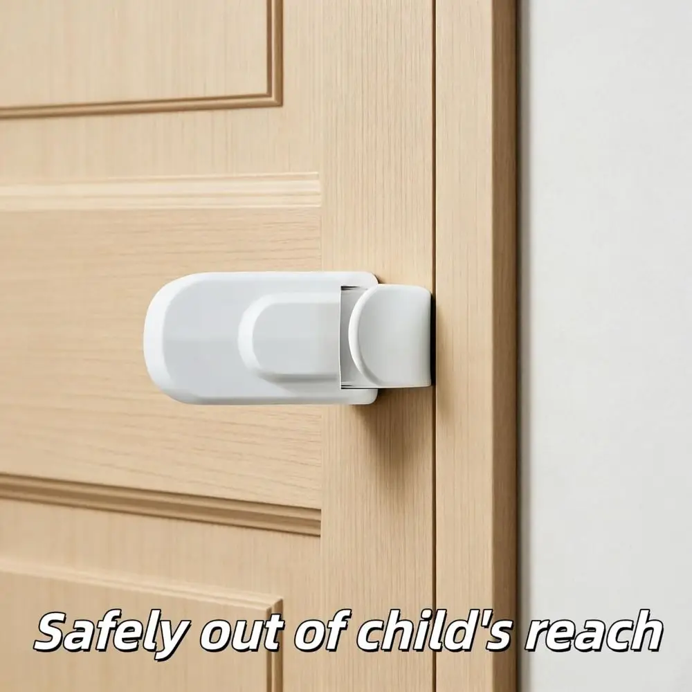 No Tools Required Door Lock Simple Install Snap-On Design Snap-On Door Lock No Adhesives Required Unisex Proof Door Lock Safety
No Tools Required Door Lock Simple Install Snap-On Design Snap-On Door Lock No Adhesives Required Unisex Proof Door Lock Safety