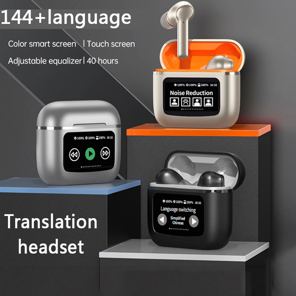 8*8*4CM Smart Voice Translator Earphones Supports 144 Languages Voice Assistant Compatibility Wireless Connectivity
8*8*4CM Smart Voice Translator Earphones Supports 144 Languages Voice Assistant Compatibility Wireless Connectivity