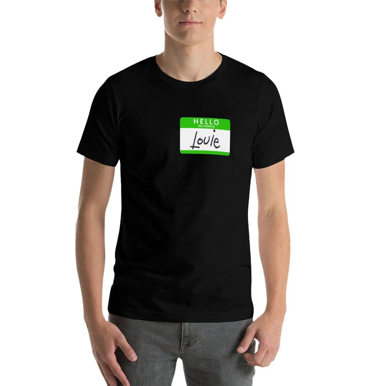 HELLO мое имя... футболка Louie мужские футболки мужская футболка с рисунком летняя футболка
HELLO мое имя... футболка Louie мужские футболки мужская футболка с рисунком летняя футболка