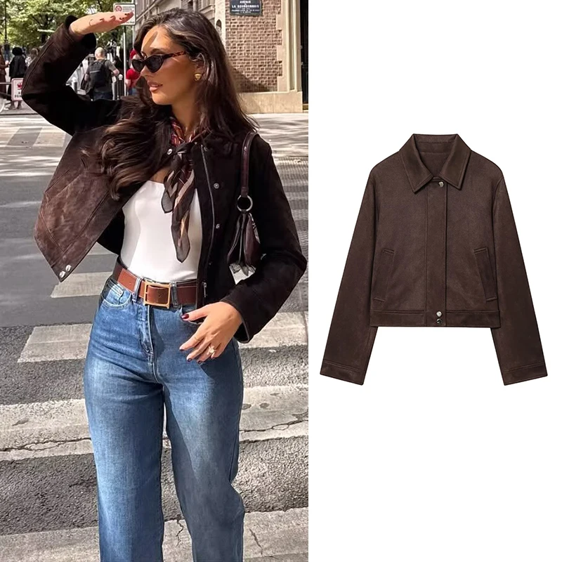 Autumn Jackets Women's 2025 New Coats Fashion Slim Short Warm Women's Jackets Chic Street Youth Long Sleeve Outerwear & Coats
Autumn Jackets Women's 2025 New Coats Fashion Slim Short Warm Women's Jackets Chic Street Youth Long Sleeve Outerwear & Coats