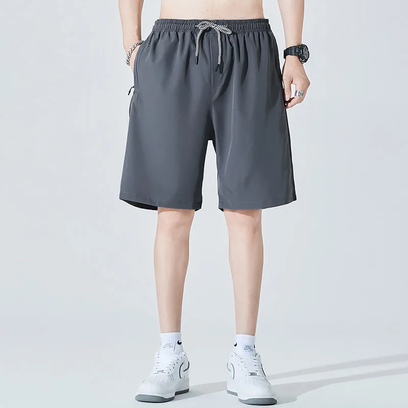 Summer Men's Clothing Drawstring Elastic High Waisted Solid Color Pockets Comfortable Casual Loose Knee Pants England Shorts
Summer Men's Clothing Drawstring Elastic High Waisted Solid Color Pockets Comfortable Casual Loose Knee Pants England Shorts