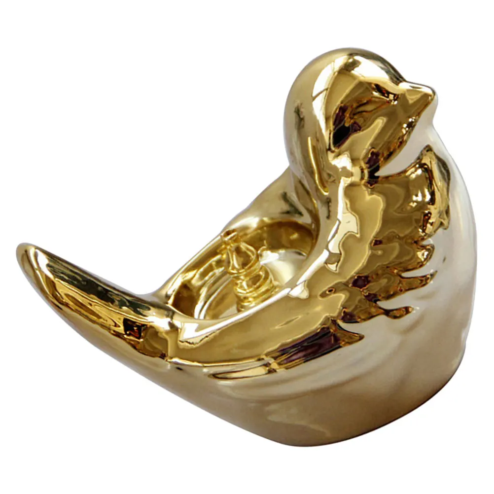 Golden Bird Shape Ceramic Incense Holder Creative Exquisite Desktop Censer Decor Incense Stick Stand Desktop Censer Decor
Golden Bird Shape Ceramic Incense Holder Creative Exquisite Desktop Censer Decor Incense Stick Stand Desktop Censer Decor