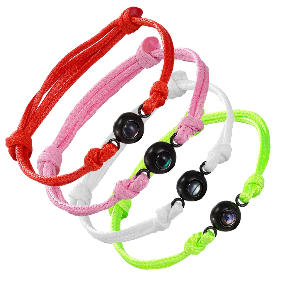 Регулируемые плетеные веревочные браслеты на заказ для женщин и мужчин, индивидуальный браслет с изображением, подарок на День святого Валентина
Регулируемые плетеные веревочные браслеты на заказ для женщин и мужчин, индивидуальный браслет с изображением, подарок на День святого Валентина