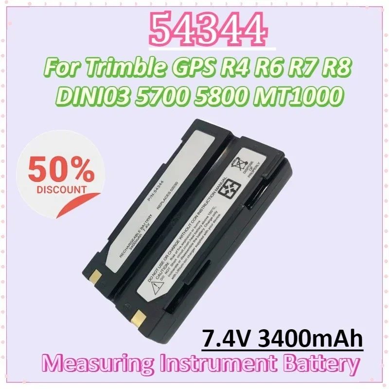 54344 7.4V 3400mAh Battery for Trimble GPS R4/R6/R7/R8/DINI03/5700/5800 MT1000 Surveying Instrument echargeable Battery
54344 7.4V 3400mAh Battery for Trimble GPS R4/R6/R7/R8/DINI03/5700/5800 MT1000 Surveying Instrument echargeable Battery