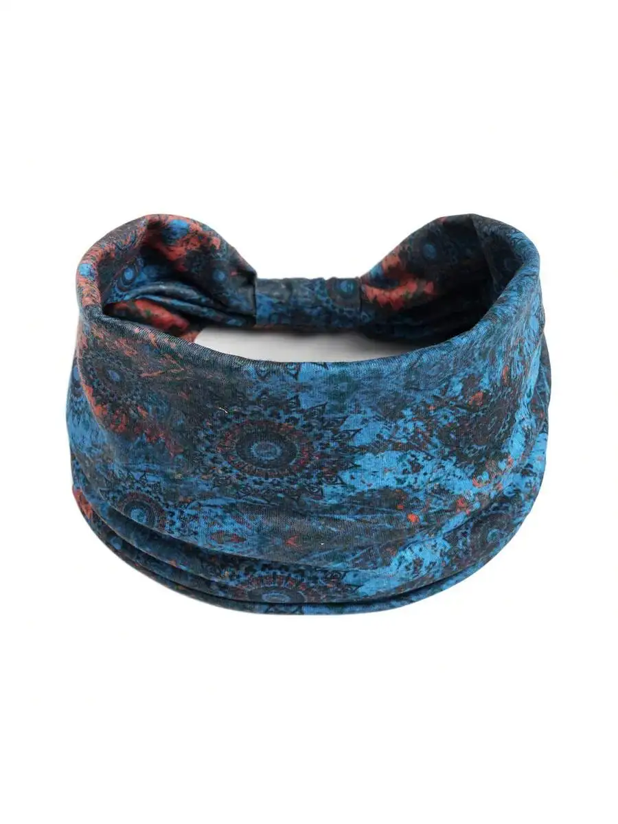 Bohemian Mandala Print Wide Elastic Headband Breathable Turban Hairband For Women
Bohemian Mandala Print Wide Elastic Headband Breathable Turban Hairband For Women