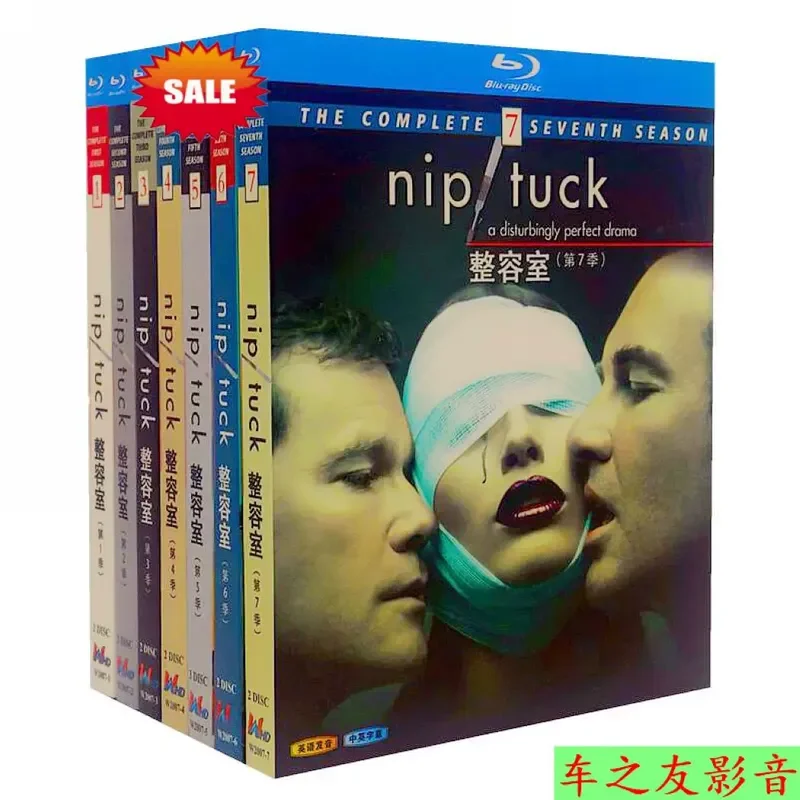 Blu-ray American Drama Cosmetic Room Nip Tuck 1080P Seasons 1 to 7 15 BD Discs Non DVD Disc
Blu-ray American Drama Cosmetic Room Nip Tuck 1080P Seasons 1 to 7 15 BD Discs Non DVD Disc
