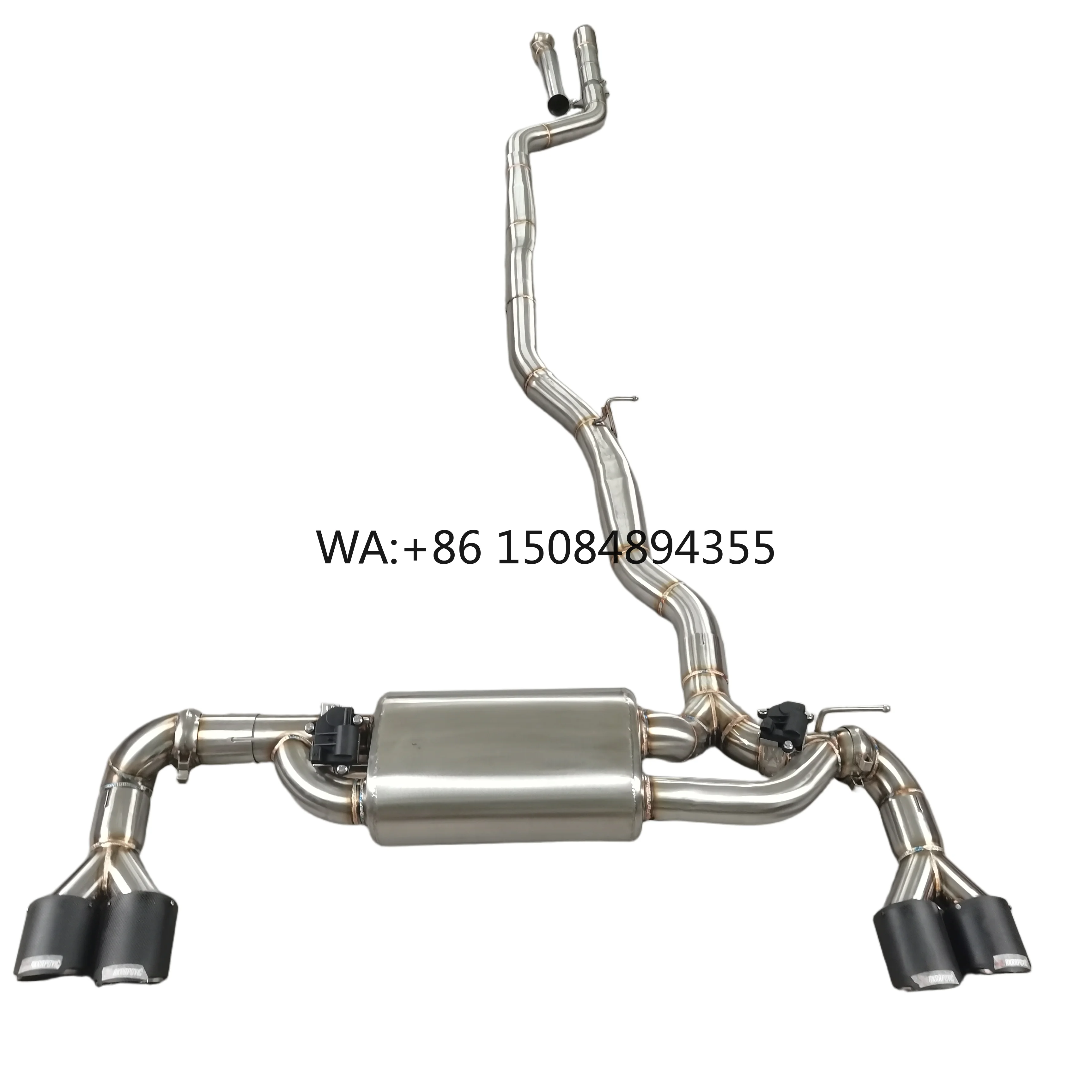 Подходит для G60 530e Hybrid: Высокопроизводительная выхлопная система Catback из нержавеющей стали с клапаном и дистанционным управлением Valvetronic
Подходит для G60 530e Hybrid: Высокопроизводительная выхлопная система Catback из нержавеющей стали с клапаном и дистанционным управлением Valvetronic
