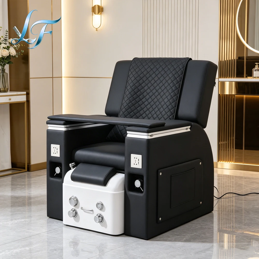 Modern Black Luxury Manicure Pedicure Spa Chair Touch Control Foot Massage Sofa With Massage Function For Nail Salon
Modern Black Luxury Manicure Pedicure Spa Chair Touch Control Foot Massage Sofa With Massage Function For Nail Salon