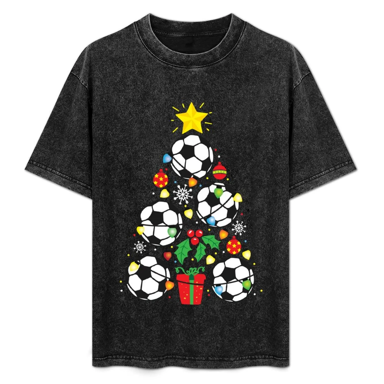Football Soccer Christmas Tree Ornament Decor Gifts T-Shirt Casual All Match Tee Shirt for Men
Football Soccer Christmas Tree Ornament Decor Gifts T-Shirt Casual All Match Tee Shirt for Men