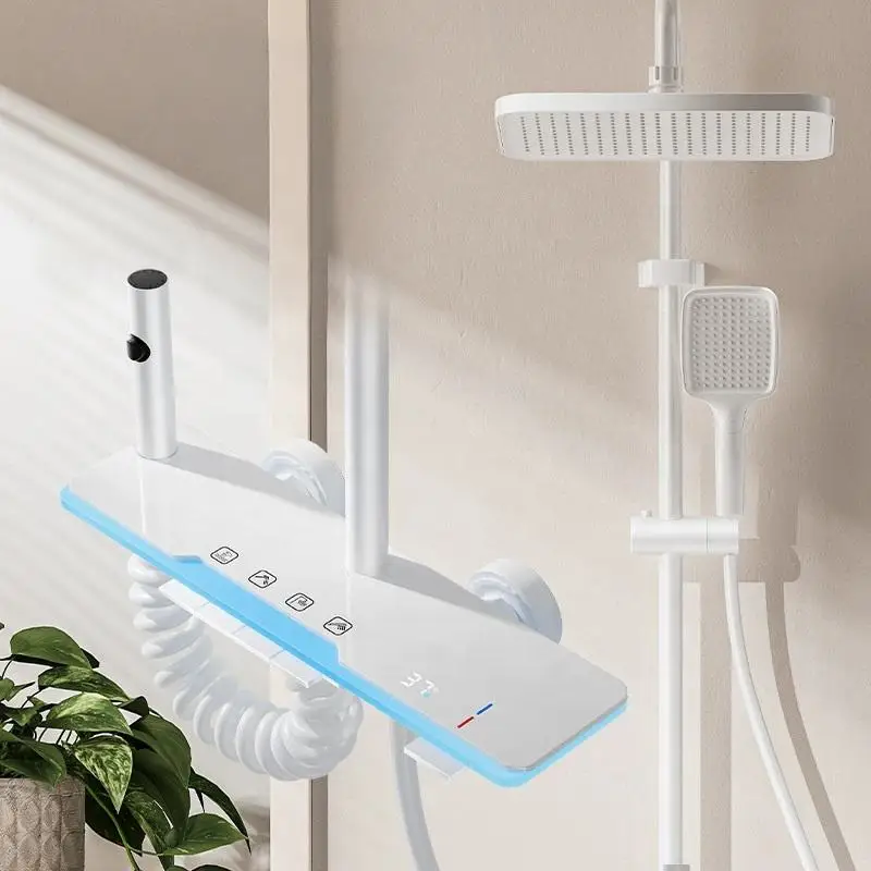 System Wall-Mounted Rain Piano Thermostat Single Handle Pause Massage Jet Brushed Hotels Smart New Digital Bathroom Shower
System Wall-Mounted Rain Piano Thermostat Single Handle Pause Massage Jet Brushed Hotels Smart New Digital Bathroom Shower