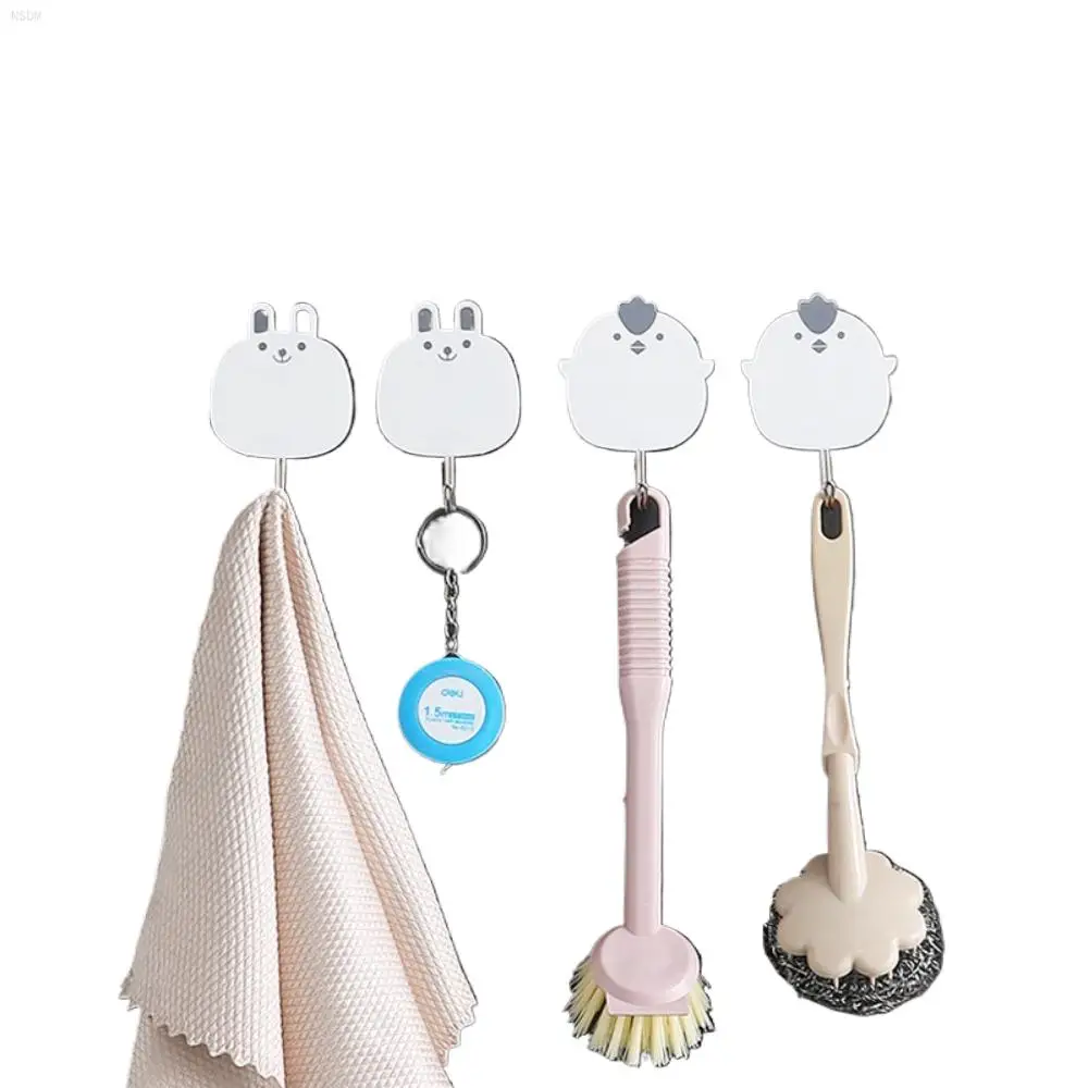 NSDM 2pcs Simple Plastic Hooks Bunny Bear Wall Hook Bedroom Door Sticky Hook Bathroom Kitchen Waterproof Storage Hook
NSDM 2pcs Simple Plastic Hooks Bunny Bear Wall Hook Bedroom Door Sticky Hook Bathroom Kitchen Waterproof Storage Hook