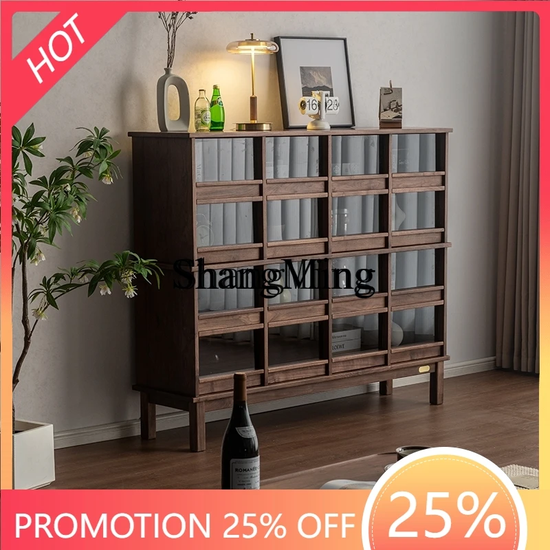 FG good-looking Home Modern Simple Black Walnut Glass Door Wenwan Display Storage Tea Set Cabinet
FG good-looking Home Modern Simple Black Walnut Glass Door Wenwan Display Storage Tea Set Cabinet