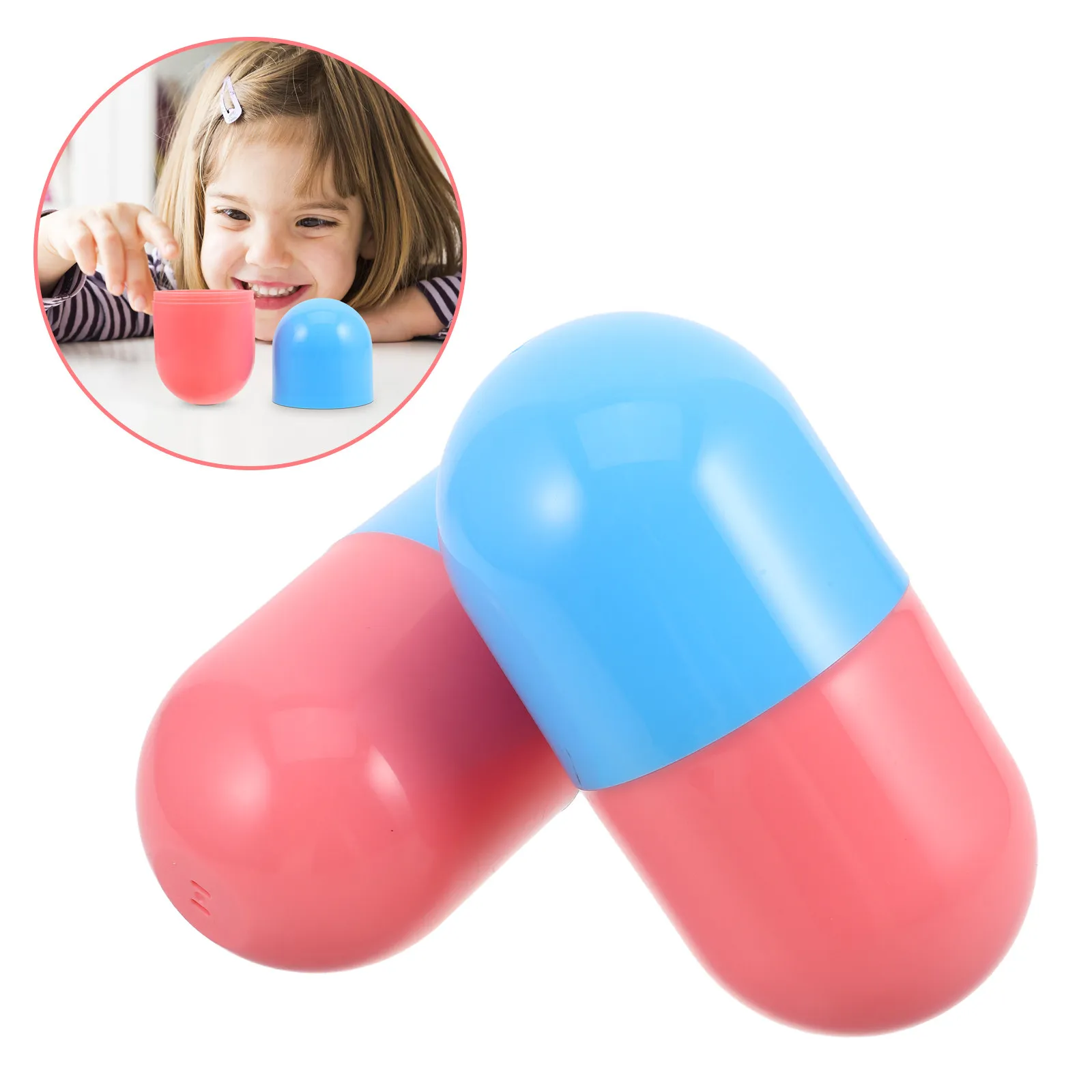2Pcs Creative Eggshaped Plastic Capsules Keepsake Memory Storage Box for Birthday Graduation Wedding Container
2Pcs Creative Eggshaped Plastic Capsules Keepsake Memory Storage Box for Birthday Graduation Wedding Container