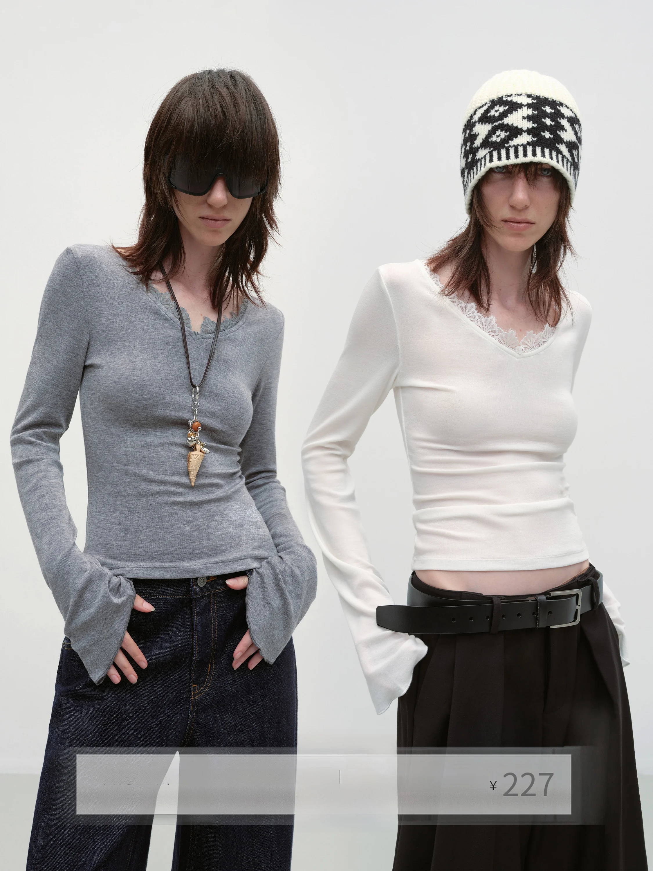 Original Lace V-ne Slim Fit Long Sve T-irt Women's Autumn Merino Wool Base Layer irt Casual Sle Color
Original Lace V-ne Slim Fit Long Sve T-irt Women's Autumn Merino Wool Base Layer irt Casual Sle Color