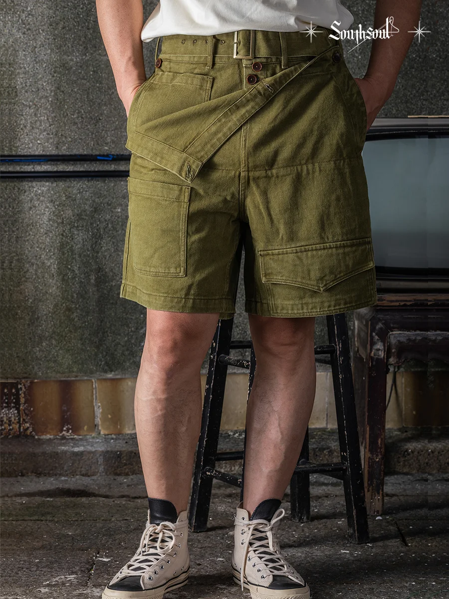French dispatch motorcycle dispatch shorts American retro military blockbuster pure cotton multi-bag double front piece casual t
French dispatch motorcycle dispatch shorts American retro military blockbuster pure cotton multi-bag double front piece casual t