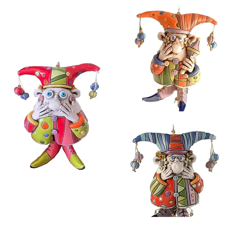 Top-Clown Wind Chime Ornaments Halloween Outdoor Garden Ornaments Resin Decorative Gift
Top-Clown Wind Chime Ornaments Halloween Outdoor Garden Ornaments Resin Decorative Gift