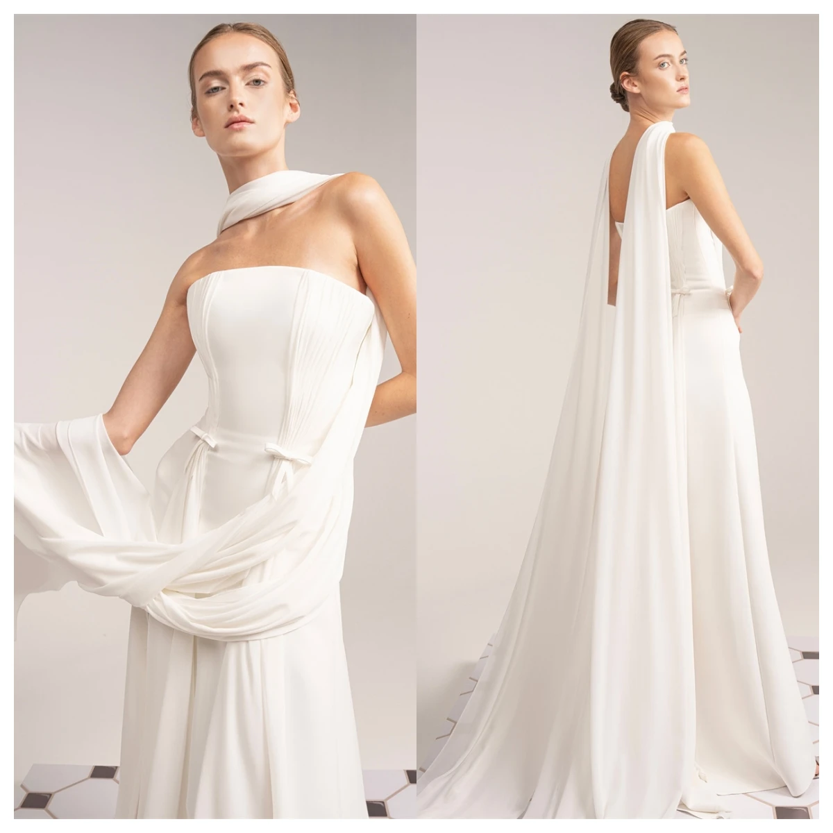 Customized Customized Elegant White Chiffon Evening Dress Strapless Sleeveless Homecoming Dress Bow Vestido De Festa Ribbons Cl
Customized Customized Elegant White Chiffon Evening Dress Strapless Sleeveless Homecoming Dress Bow Vestido De Festa Ribbons Cl