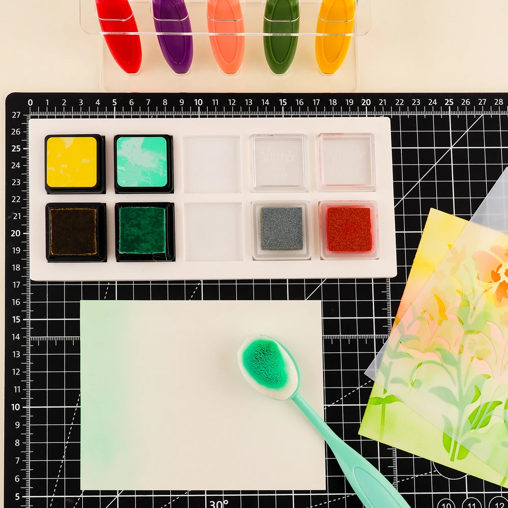 Non-Slip Silicone Ink Pad Holder Corner/Rectangle/Square/L-shaped Mini for Ink Transfer Blending Paper Card Project 2025 New
Non-Slip Silicone Ink Pad Holder Corner/Rectangle/Square/L-shaped Mini for Ink Transfer Blending Paper Card Project 2025 New