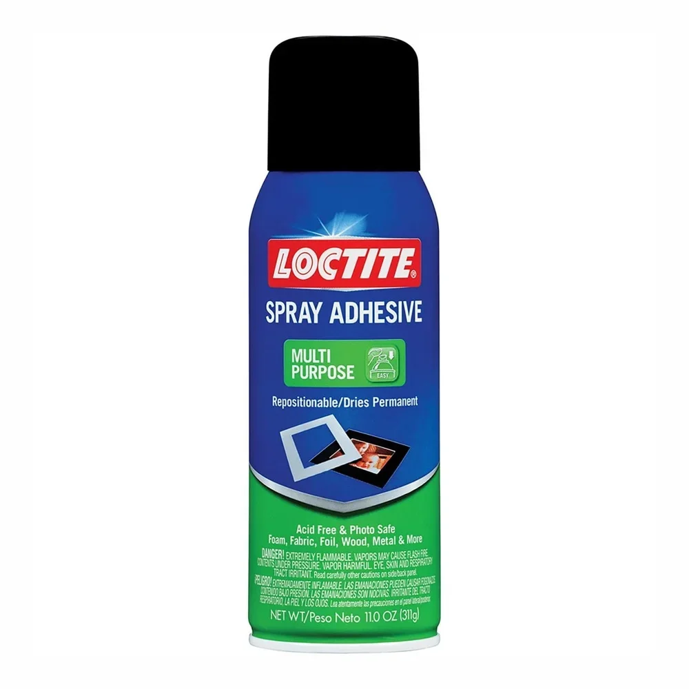 Multi Purpose Spray Adhesive Clear 11oz High Bonding Strength Fast Dry Invisible Repairs Paper Foam Fabric Metal Wood
Multi Purpose Spray Adhesive Clear 11oz High Bonding Strength Fast Dry Invisible Repairs Paper Foam Fabric Metal Wood