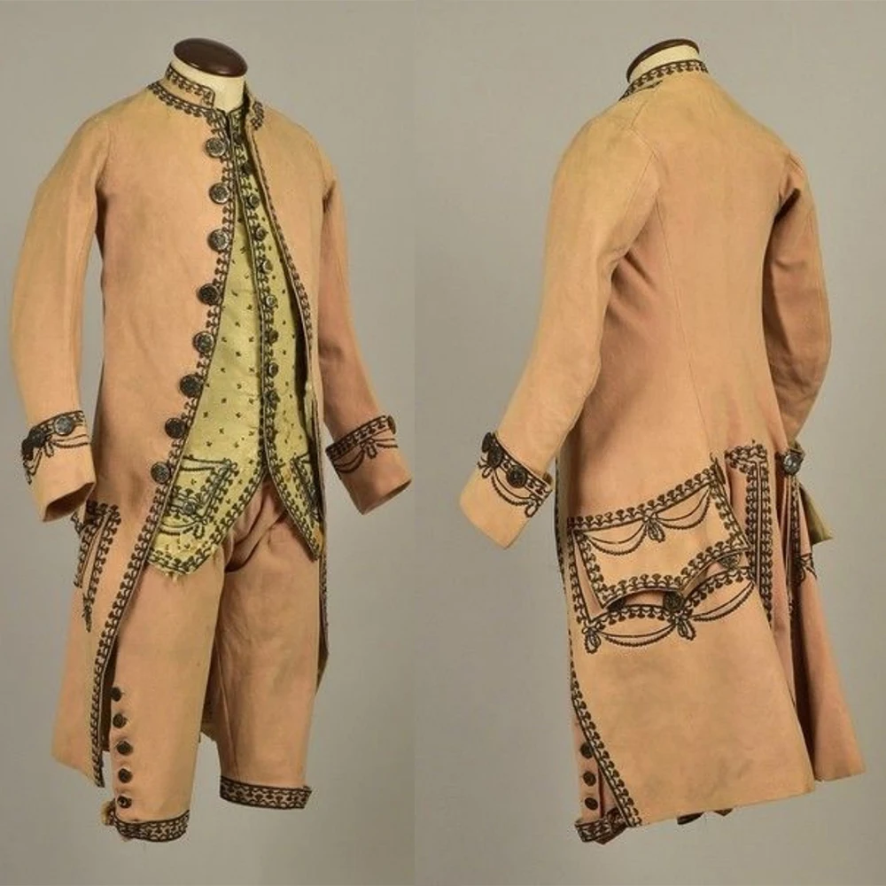 18th Century Men's Rococo Costume Victorian Royal Palace Noble Gentleman Tuxedo Uniform Suit Masquerade King Prince Outfits
18th Century Men's Rococo Costume Victorian Royal Palace Noble Gentleman Tuxedo Uniform Suit Masquerade King Prince Outfits