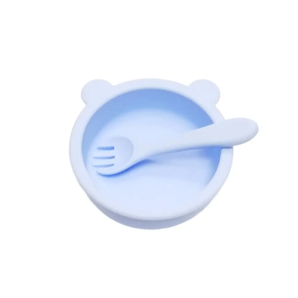 Portable Silicone Suction Bowls Waterproof Bear Shaped Feeding Tableware Flexible Lightweight Baby Bowls with Spoon
Portable Silicone Suction Bowls Waterproof Bear Shaped Feeding Tableware Flexible Lightweight Baby Bowls with Spoon
