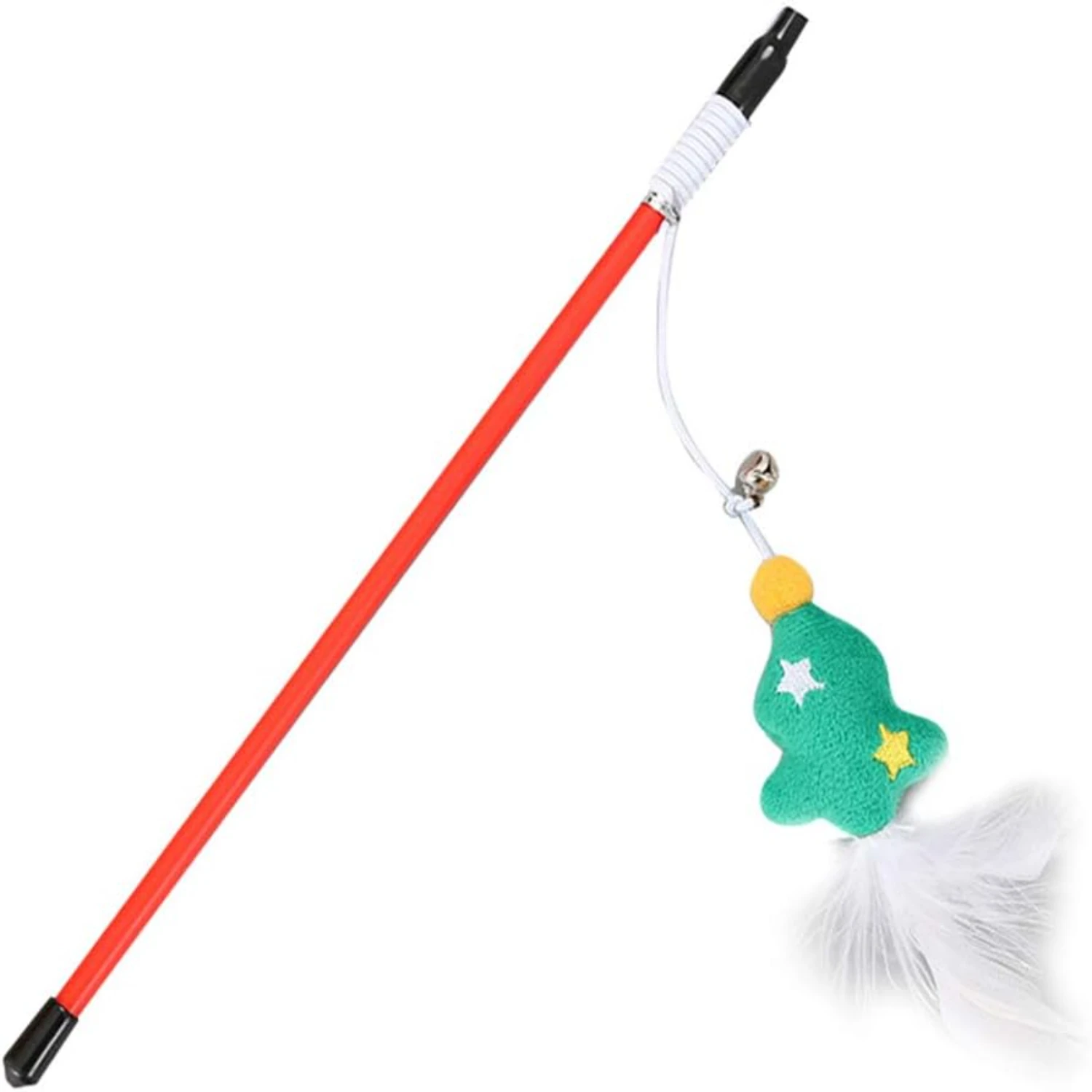 Interactive Smallwoodi Christmas Teaser Wand Stick Toy for Playful Pet Cats and Kittens - Perfect Christmas Tree Supplies and Gi
Interactive Smallwoodi Christmas Teaser Wand Stick Toy for Playful Pet Cats and Kittens - Perfect Christmas Tree Supplies and Gi