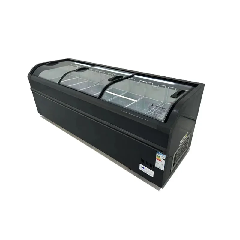 #Factory Price Commercial Large Capacity Curved Glass Door Frozen Food Meat Fish Display Frozen Island Freezer
#Factory Price Commercial Large Capacity Curved Glass Door Frozen Food Meat Fish Display Frozen Island Freezer