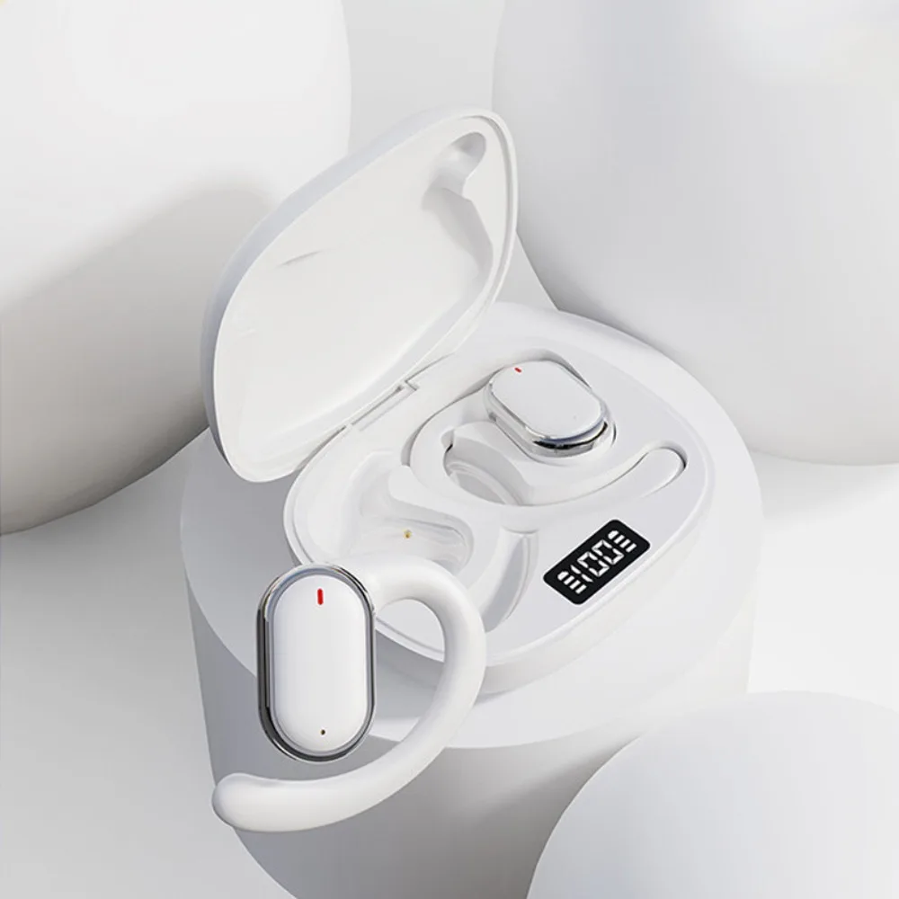 Not in Ear Ear Hook Headset Digital Display Open Type Wireless Headphones Rotatable Painless Bluetooth Earphones Mobile Phone
Not in Ear Ear Hook Headset Digital Display Open Type Wireless Headphones Rotatable Painless Bluetooth Earphones Mobile Phone