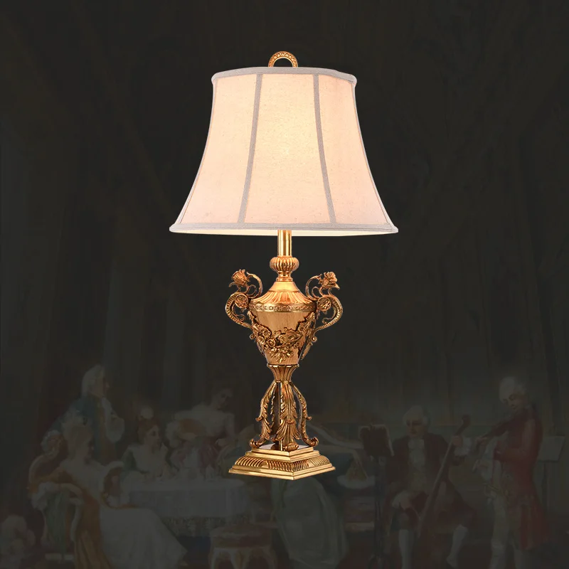 Настольная лампа в французском стиле для спальни и кабинета, теплый свет, полностью медная латунь, светодиодная
Настольная лампа в французском стиле для спальни и кабинета, теплый свет, полностью медная латунь, светодиодная