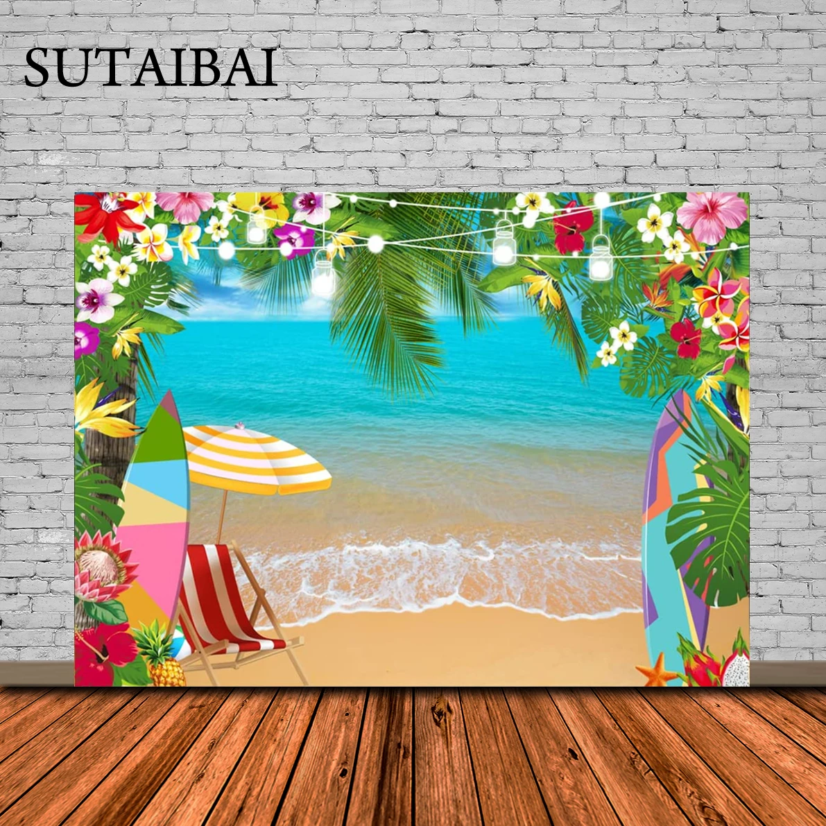 Summer Hawaiian Beach Backdrop for Photography Tropical Flower Aloha Backdrop Blue Sky Ocean Palm Leaves Background
Summer Hawaiian Beach Backdrop for Photography Tropical Flower Aloha Backdrop Blue Sky Ocean Palm Leaves Background