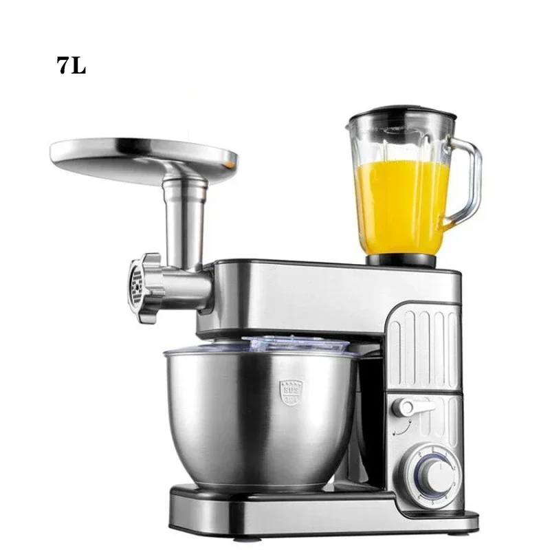 Multi-Function Stand Mixer 220V 1000W Automatic Kneading Beating Machine with Egg Beater and Meat Grinder Blender Mixer
Multi-Function Stand Mixer 220V 1000W Automatic Kneading Beating Machine with Egg Beater and Meat Grinder Blender Mixer