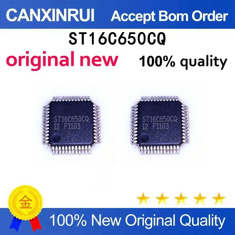 (5-100 pieces)Brand new original ST16C650CQ QFP spot chip IC
(5-100 pieces)Brand new original ST16C650CQ QFP spot chip IC
