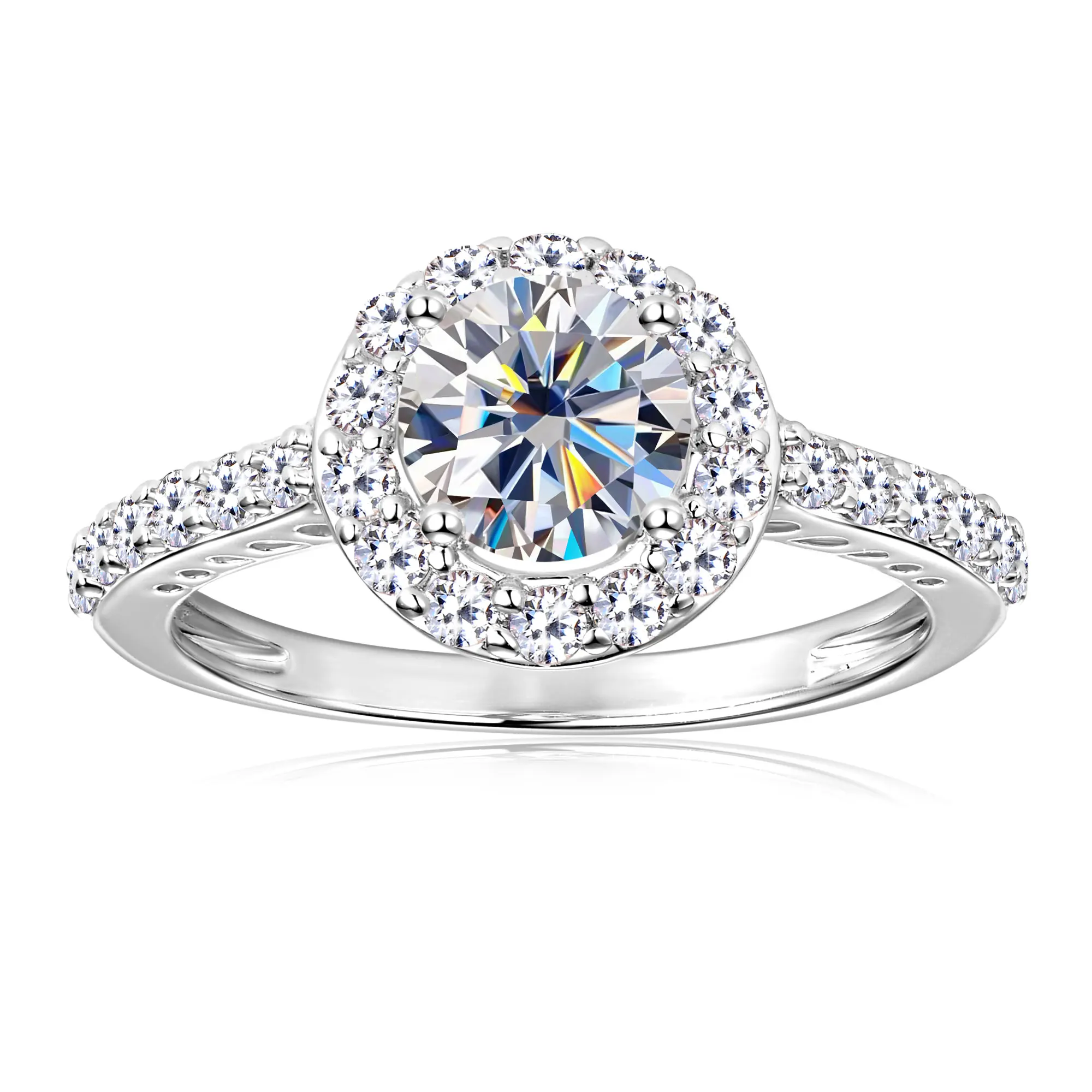 Ehhai Round Moissanite Ring for Women Engagement Ring 14k Gold Filled Fine Jewelry Wedding Anniversary Gift with GRA Certificate
Ehhai Round Moissanite Ring for Women Engagement Ring 14k Gold Filled Fine Jewelry Wedding Anniversary Gift with GRA Certificate