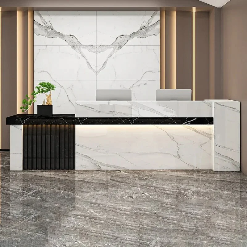 Luxurious Clinic Hotel Beauty Salon Modern Small Reception Desk Counter Simple Design
Luxurious Clinic Hotel Beauty Salon Modern Small Reception Desk Counter Simple Design