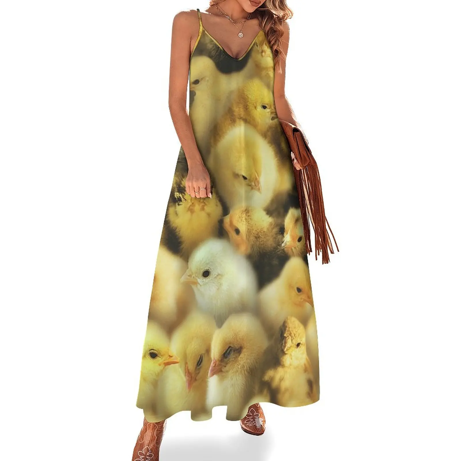 Chicks Sleeveless Dress Womens dresses ladies dresses for women 2025 women dress
Chicks Sleeveless Dress Womens dresses ladies dresses for women 2025 women dress