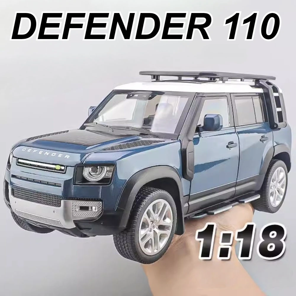 Большой 1:18 Land Rover Defender Range Rover, модель автомобиля из сплава, игрушечный металлический литой под давлением внедорожник, коллекция внедорожников, звуковой свет, подарки
Большой 1:18 Land Rover Defender Range Rover, модель автомобиля из сплава, игрушечный металлический литой под давлением внедорожник, коллекция внедорожников, звуковой свет, подарки
