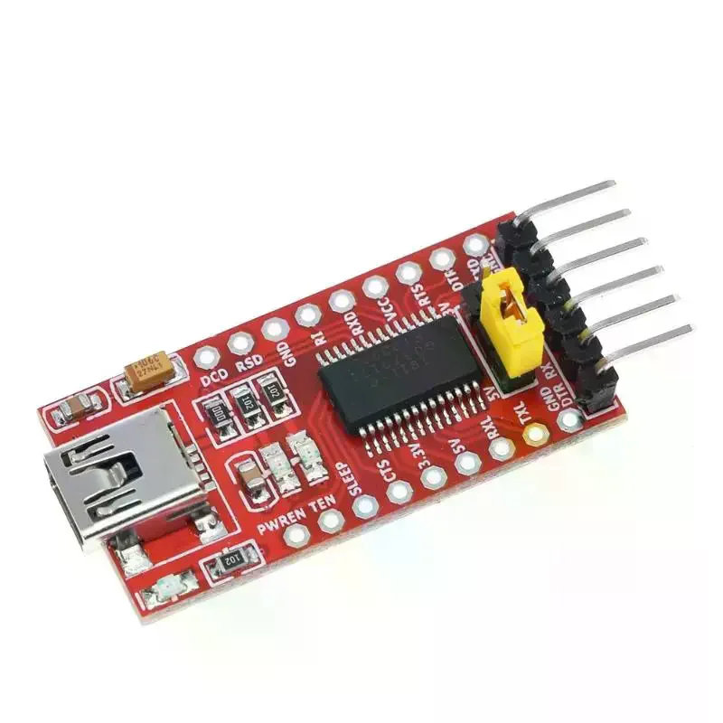 1Pcs USB TO TTL Mini / Type-C FT232RL FT232 FTDI USB 3.3V 5.5V To TTL Serial Adapter Module For Arduino FT232 Pro Mini Port
1Pcs USB TO TTL Mini / Type-C FT232RL FT232 FTDI USB 3.3V 5.5V To TTL Serial Adapter Module For Arduino FT232 Pro Mini Port