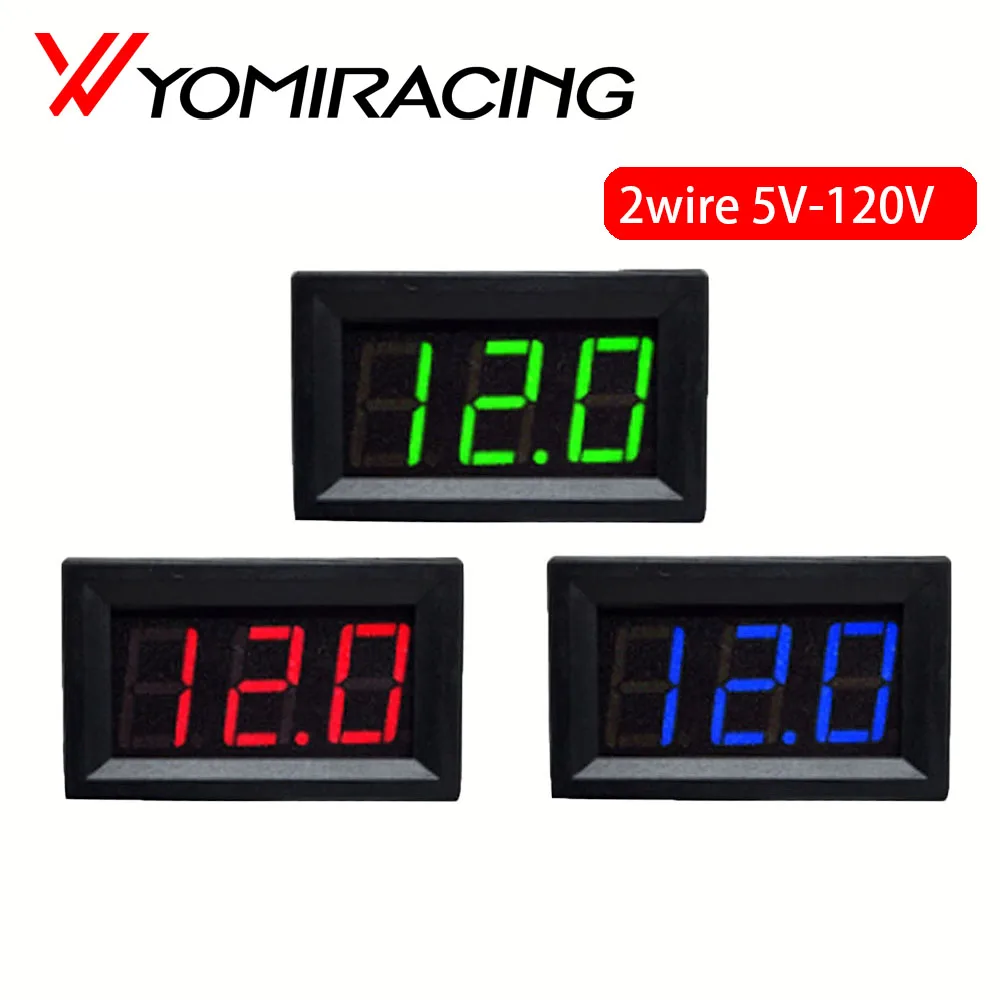 YOMI для мотоцикла, автомобиля, мини-вольтметр, светодиодный цифровой дисплей, панель напряжения DC5-120V, 2 провода, 0,56 дюйма, монитор напряжения, тестер, датчик
YOMI для мотоцикла, автомобиля, мини-вольтметр, светодиодный цифровой дисплей, панель напряжения DC5-120V, 2 провода, 0,56 дюйма, монитор напряжения, тестер, датчик