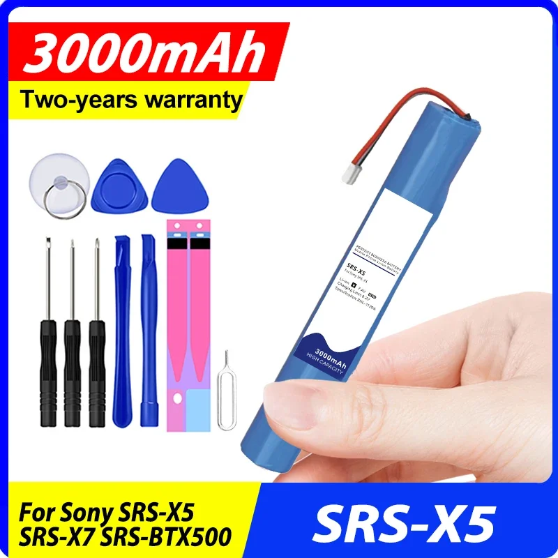 DaDaXiong 2023 Высококачественный новый аккумулятор емкостью 3000 мАч для Sony SRS-X5 SRS-X7 SRS-BTX500 + бесплатный инструмент
DaDaXiong 2023 Высококачественный новый аккумулятор емкостью 3000 мАч для Sony SRS-X5 SRS-X7 SRS-BTX500 + бесплатный инструмент