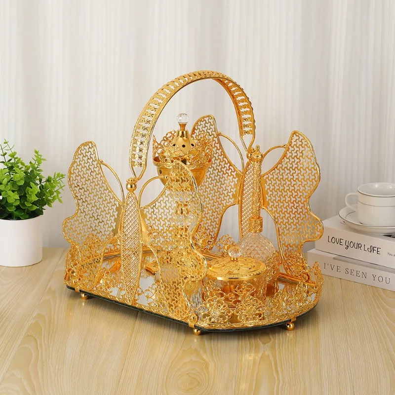 New incense burner set retro light luxury zinc alloy incense burner ornament butterfly personalized portable incense burner
New incense burner set retro light luxury zinc alloy incense burner ornament butterfly personalized portable incense burner