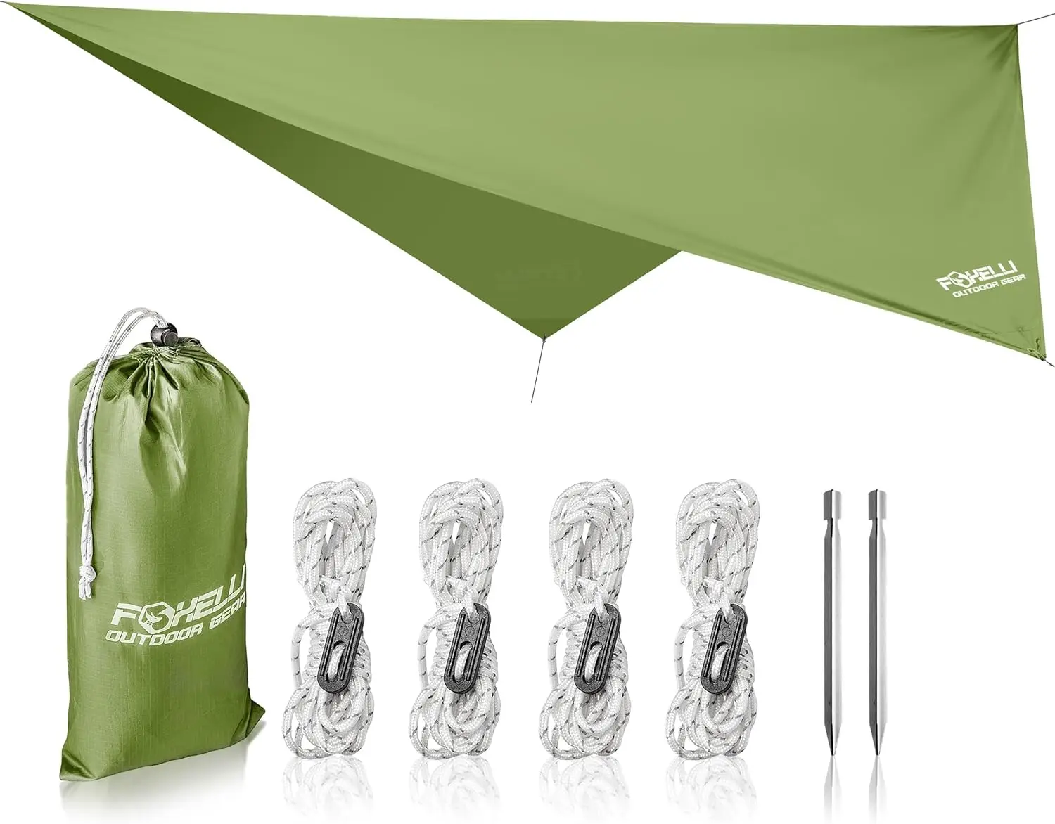 Hammo Rain Fly - Waterproof Lightweight Tent & Hammo Rain Tarp For Camping, Backpacking W/Easy Setup Luding Extra Long Guy
Hammo Rain Fly - Waterproof Lightweight Tent & Hammo Rain Tarp For Camping, Backpacking W/Easy Setup Luding Extra Long Guy