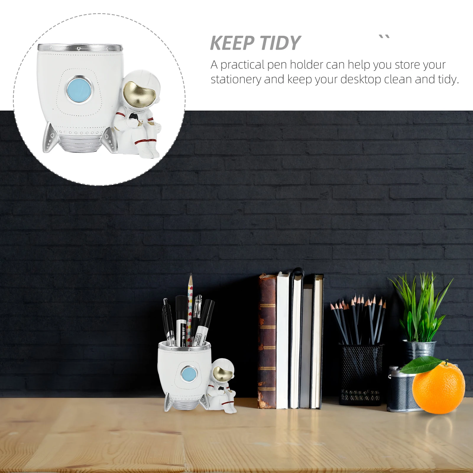 Astronaut Resin Rocket Pen Holder Desktop Stationery Organizer Storage Container for Office Home Resin Pen Holder
Astronaut Resin Rocket Pen Holder Desktop Stationery Organizer Storage Container for Office Home Resin Pen Holder