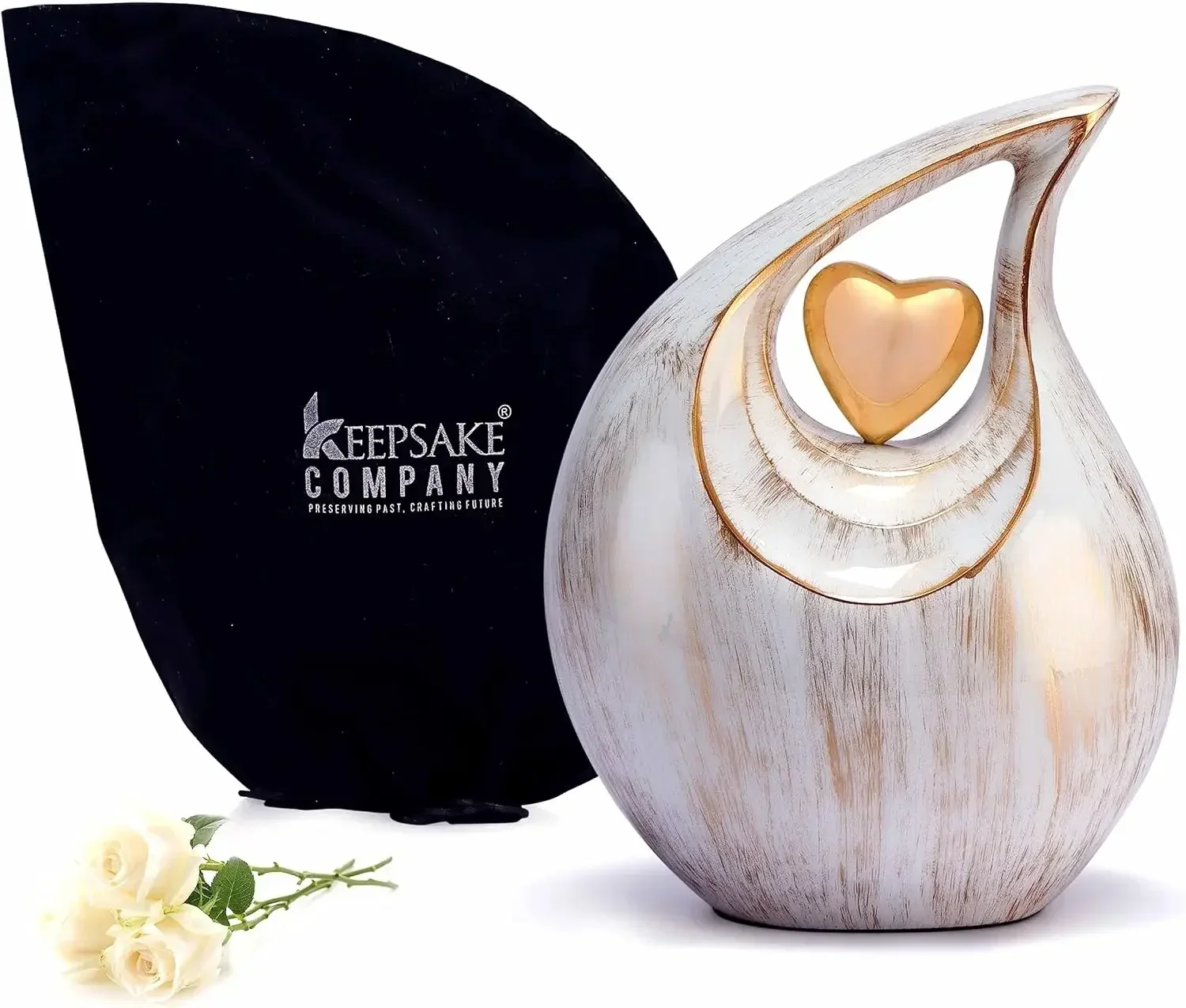 Teardrop Heart Urn for Human Ash| Cremation Urns Ashes |Urn for Human Ashes | Decorative Cremation Urn | Large | 2.5 Litre Capac
Teardrop Heart Urn for Human Ash| Cremation Urns Ashes |Urn for Human Ashes | Decorative Cremation Urn | Large | 2.5 Litre Capac