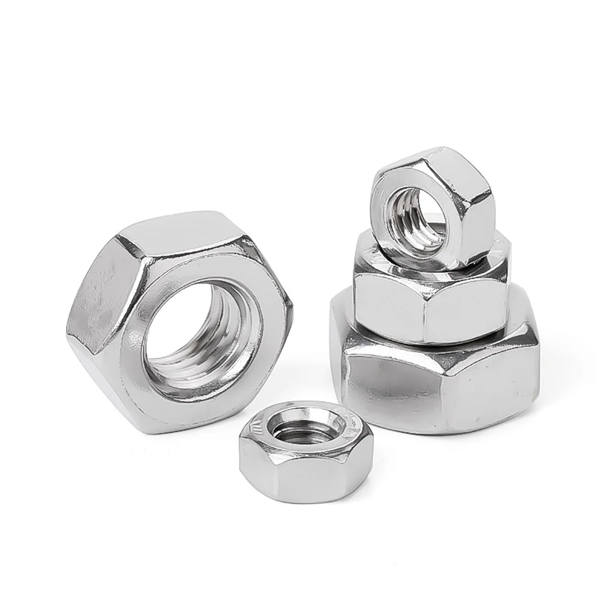 304 Stainless Steel Reverse Thread Hex Nuts Kit M4-M16 Left Right Hand Thread Hexagon Fastener Assortment
304 Stainless Steel Reverse Thread Hex Nuts Kit M4-M16 Left Right Hand Thread Hexagon Fastener Assortment