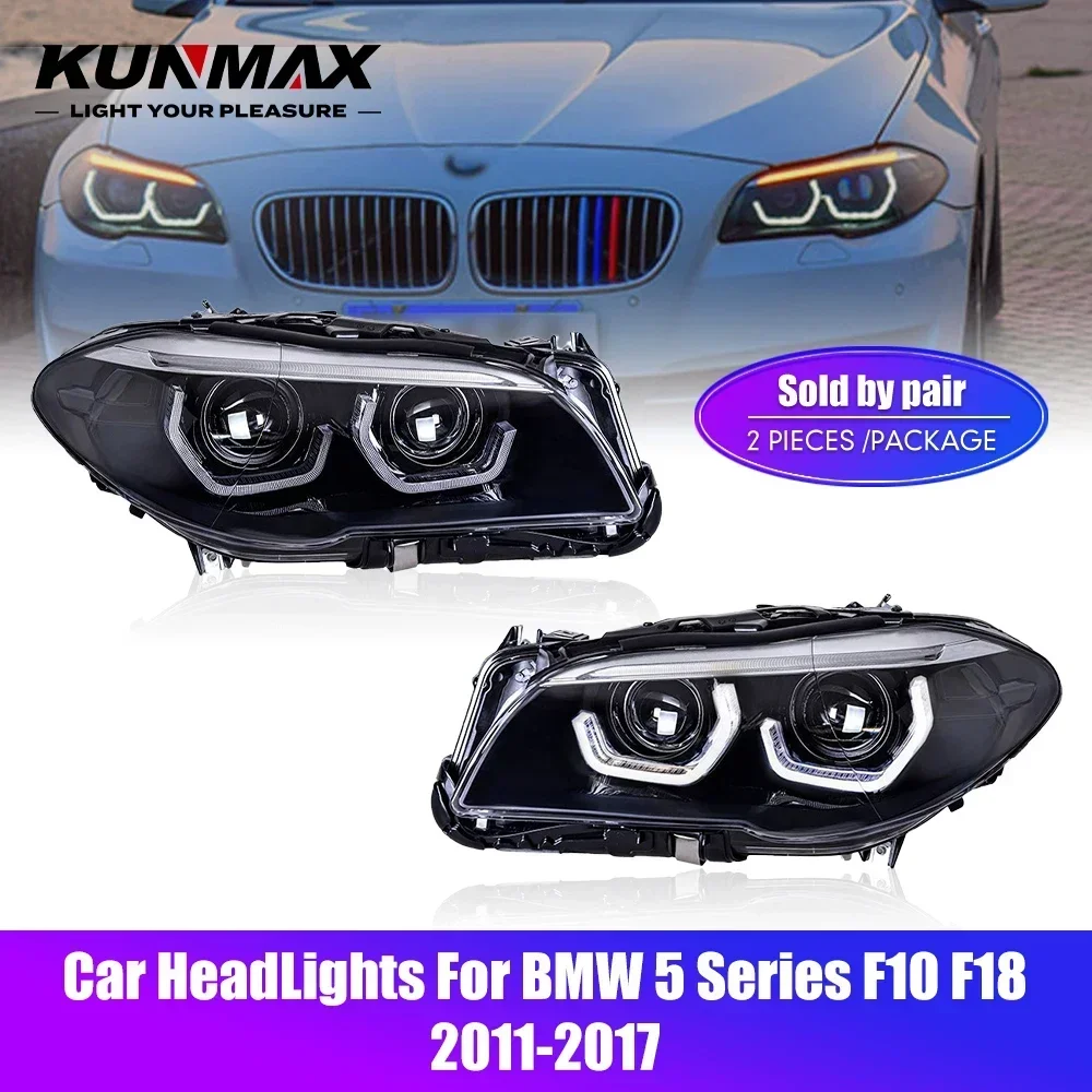 Pair Of LED Car Headlight Assembly For BMW 5 Series F10 F18 2011-2017 Modified Front Head Lamp Tuning Headlights Plug and Play
Pair Of LED Car Headlight Assembly For BMW 5 Series F10 F18 2011-2017 Modified Front Head Lamp Tuning Headlights Plug and Play