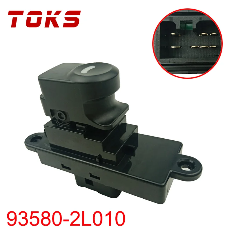 TOKS 93580-2L010 Genuine Rear Power Window Sub Switch FIT for Hyundai i30 I30cw 2008-2011 camp car product accessori 935801Z000
TOKS 93580-2L010 Genuine Rear Power Window Sub Switch FIT for Hyundai i30 I30cw 2008-2011 camp car product accessori 935801Z000