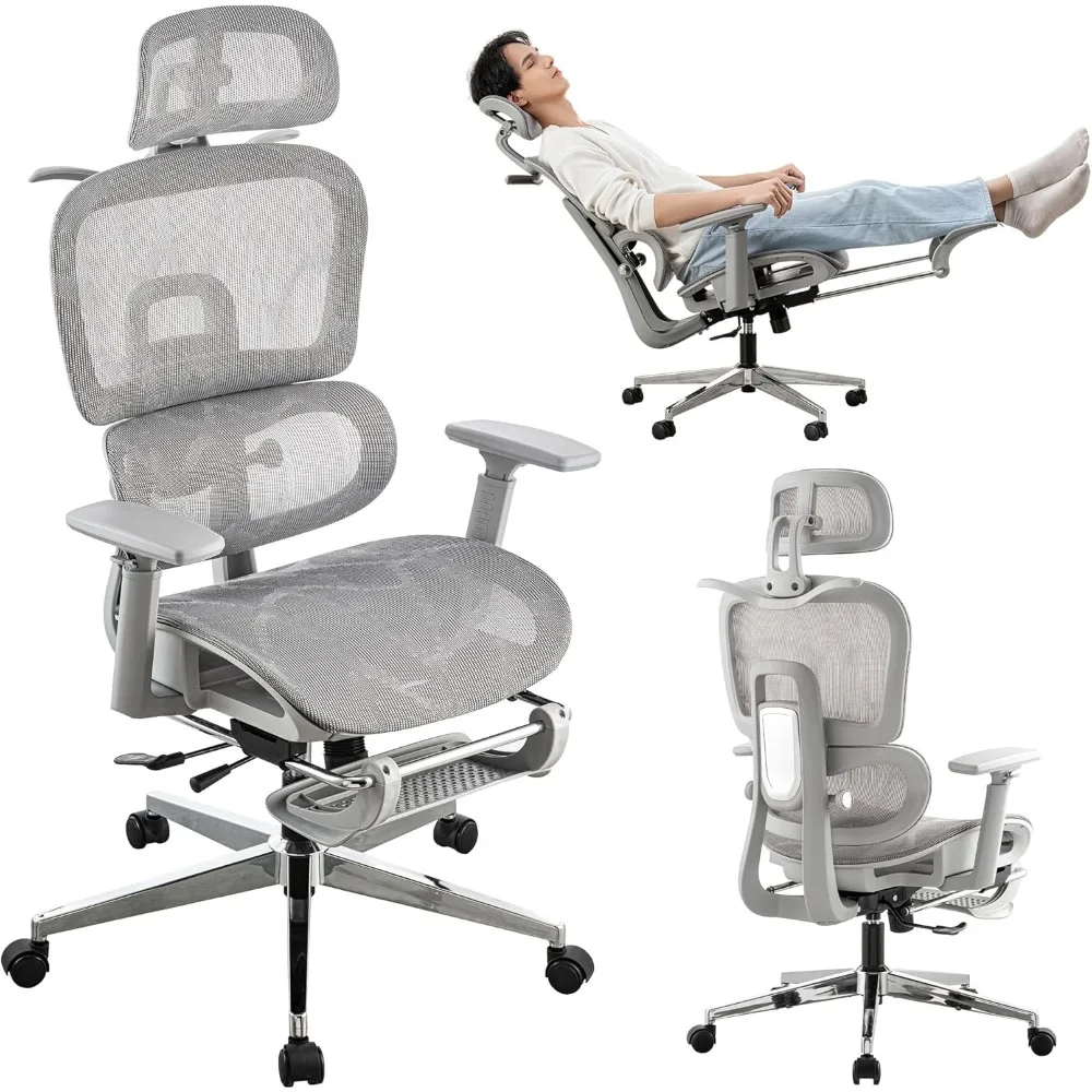 Mesh Ergonomic Office Chair with Footrest,High Back Computer Gaming Chair with Lumbar Support,Back Support,Adjustable Armrests f
Mesh Ergonomic Office Chair with Footrest,High Back Computer Gaming Chair with Lumbar Support,Back Support,Adjustable Armrests f