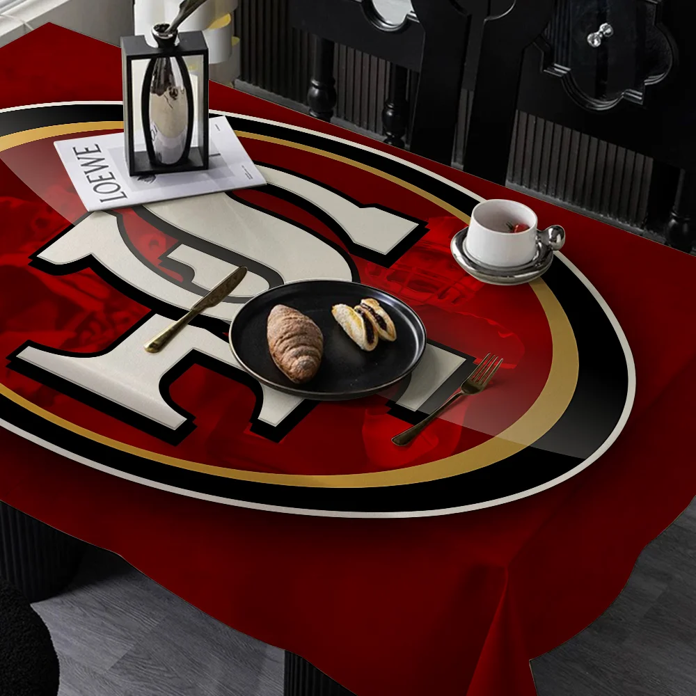 San F-francisco 49ers Anmie скатерть домашний ужин вечерние покрытие для стола свадебный банкет уличная вечеринка украшение отеля
San F-francisco 49ers Anmie скатерть домашний ужин вечерние покрытие для стола свадебный банкет уличная вечеринка украшение отеля